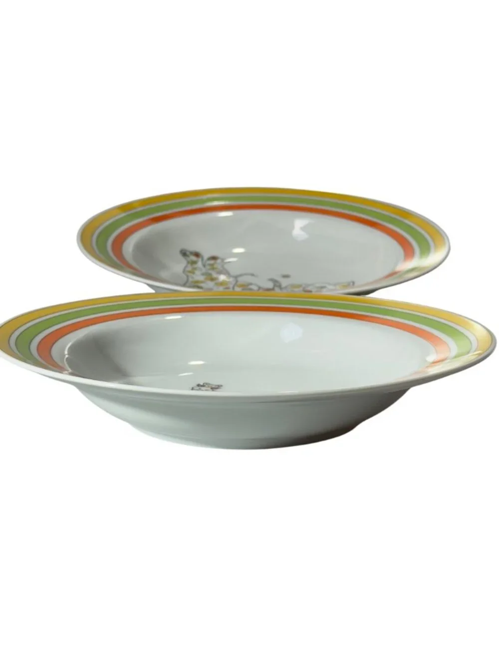 Set Of 4 Zoophisticates By Gant Gaither Bowls Animal Design Porcelain 8.25 Inch